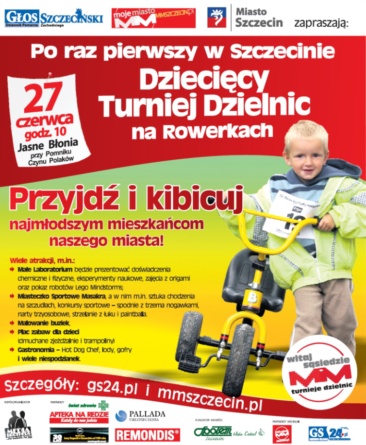 I dziecięcy turniej rowerowy